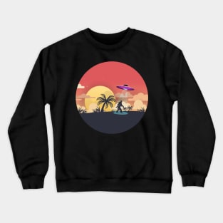 Skunk Ape Abduction 2: Electric Boogaloo Crewneck Sweatshirt